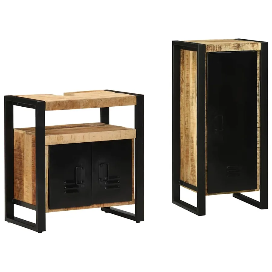 Ensemble de mobilier de salle de bain avec tiroir 2 pcs - 3
