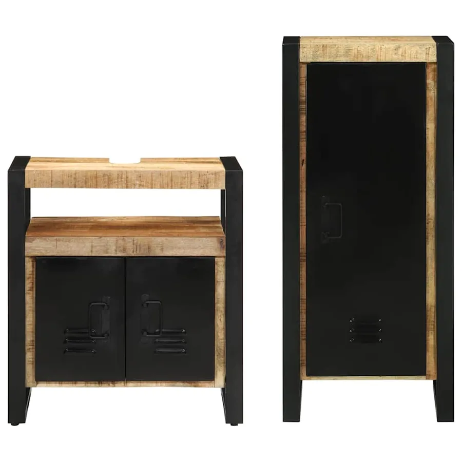 Ensemble de mobilier de salle de bain avec tiroir 2 pcs - 7