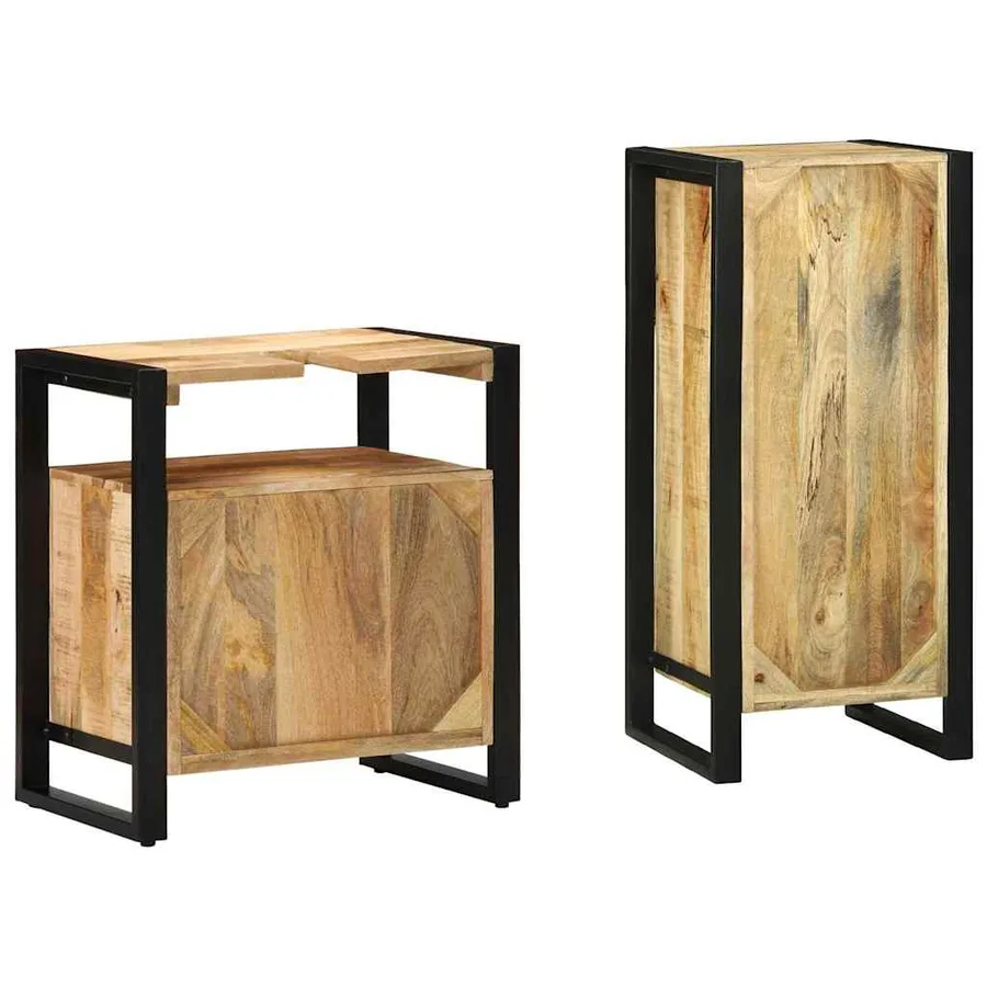 Ensemble de mobilier de salle de bain avec tiroir 2 pcs - 8