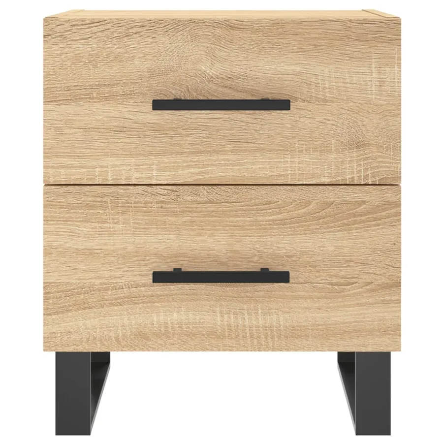 Table de chevet chêne sonoma 40x35x47,5 cm bois d’ingénierie - 6