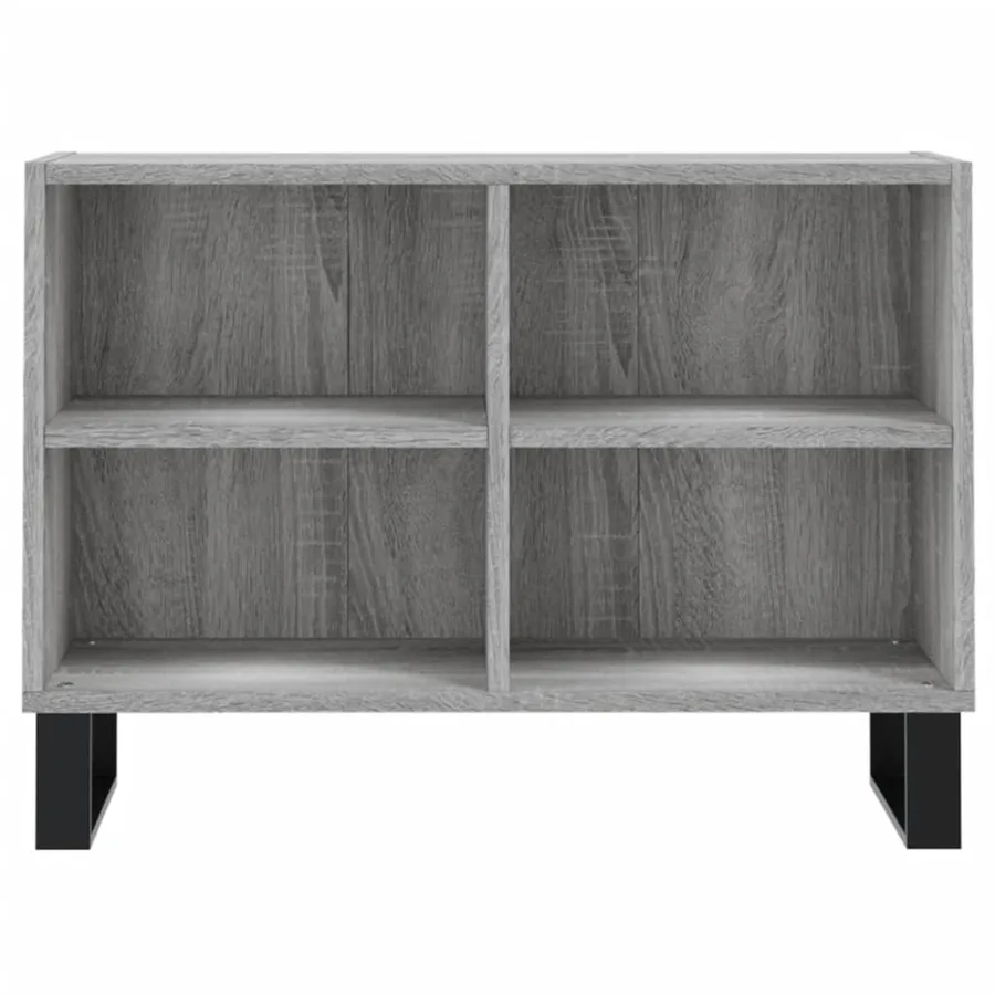 Meuble TV sonoma gris 69,5 x 30 x 50 cm bois d'ingénierie - 4