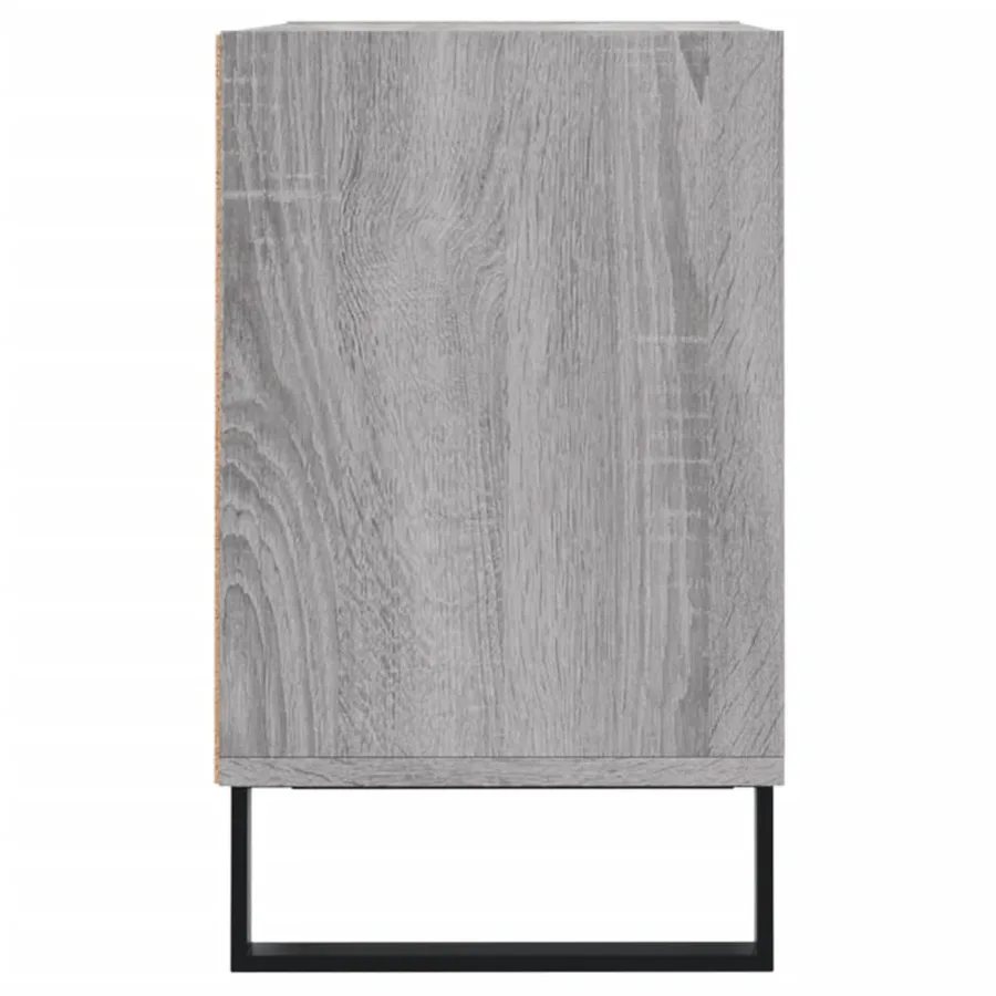 Meuble TV sonoma gris 69,5 x 30 x 50 cm bois d'ingénierie - 5