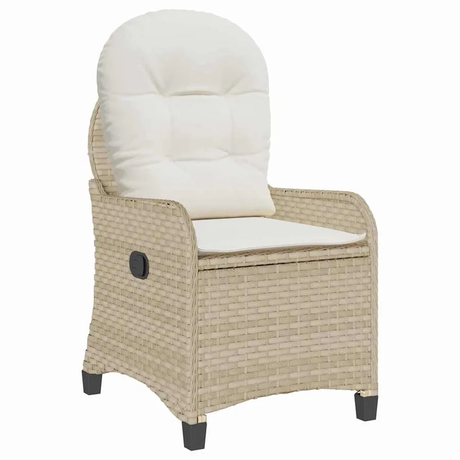 Fauteuil inclinable Beige 56 x 66 x 95 cm polyrotin - 2