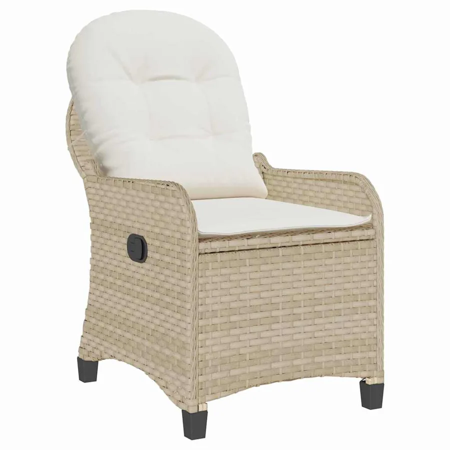 Fauteuil inclinable Beige 56 x 66 x 95 cm polyrotin - 4