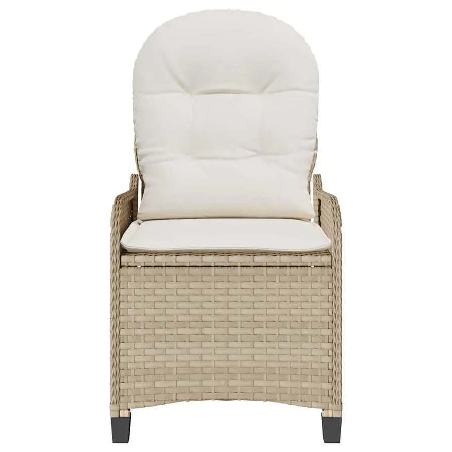 Fauteuil inclinable Beige 56 x 66 x 95 cm polyrotin - 5