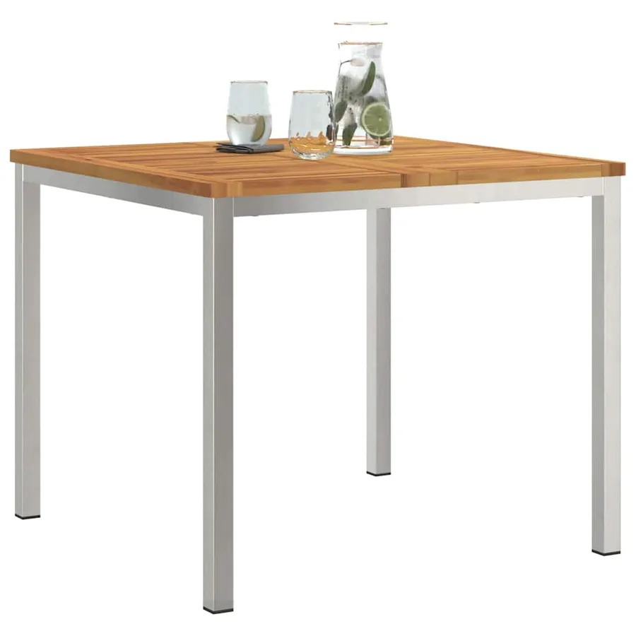 Table de salle à manger / Table de repas 90x90x75 cm - 3
