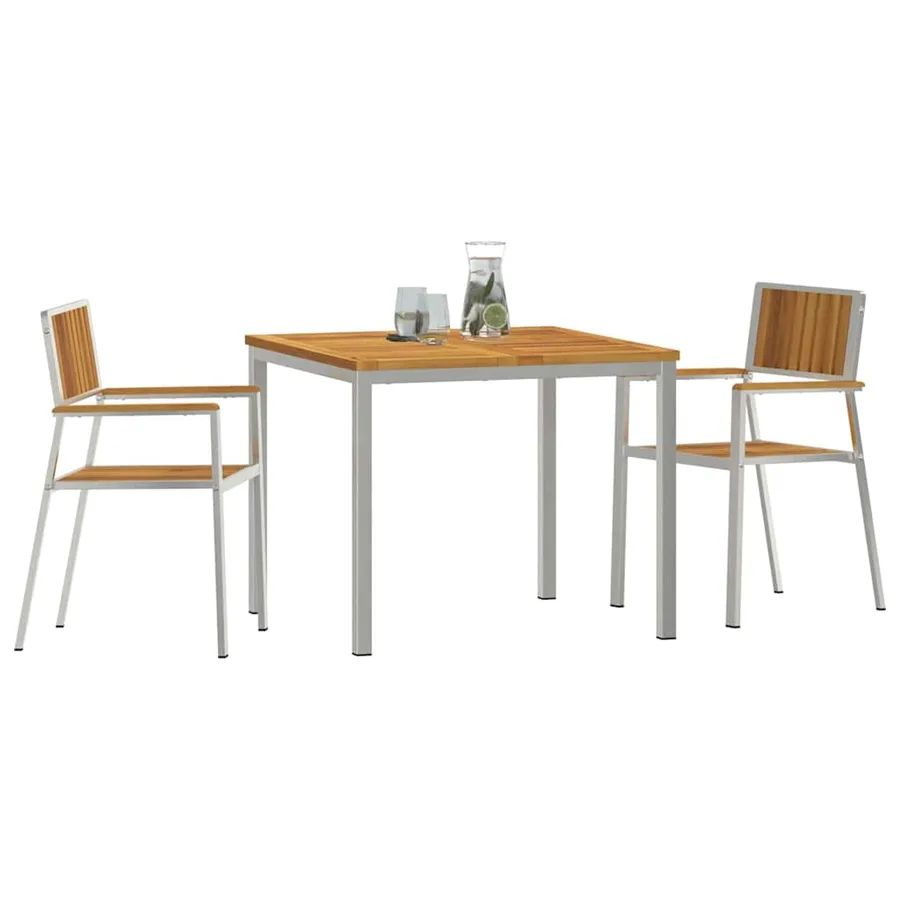 Ensemble de repas extérieur 3 pcs - 3