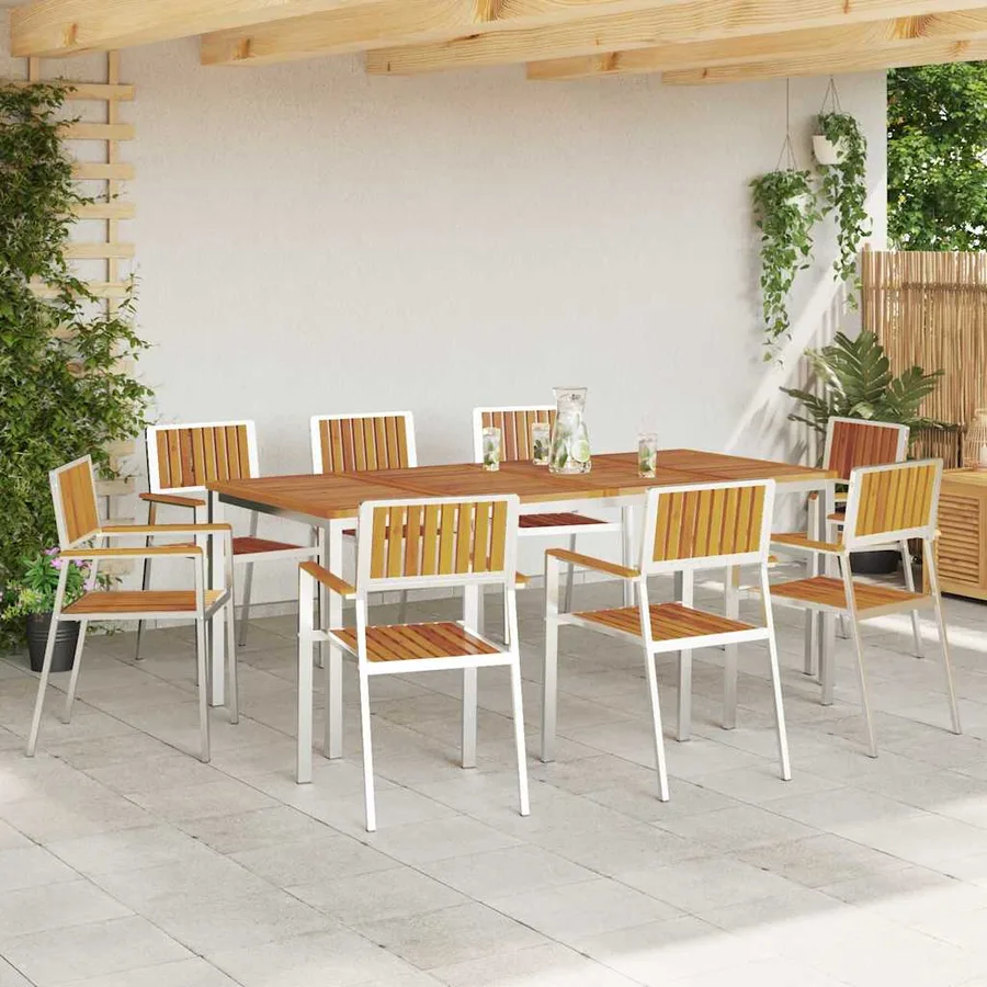 Ensemble de repas extérieur 9 pcs - 4