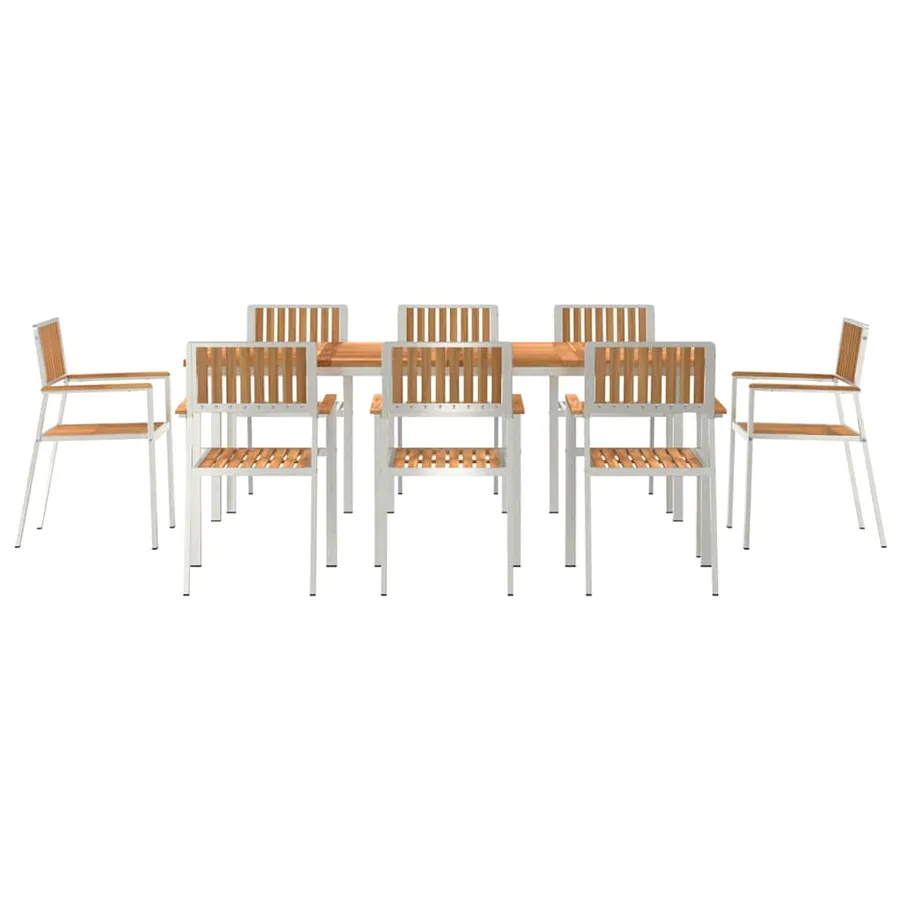 Ensemble de repas extérieur 9 pcs - 7