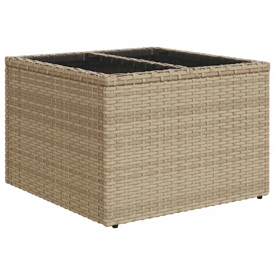 Ensemble de Canapés 6 pcs Beige et Gris clair polyrotin - 6
