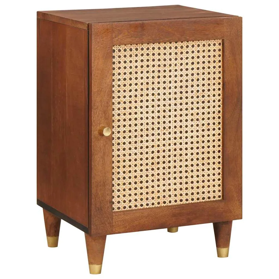 Cabinet de salle de bain avec tiroir 4 pcs Marron et Noir - 6