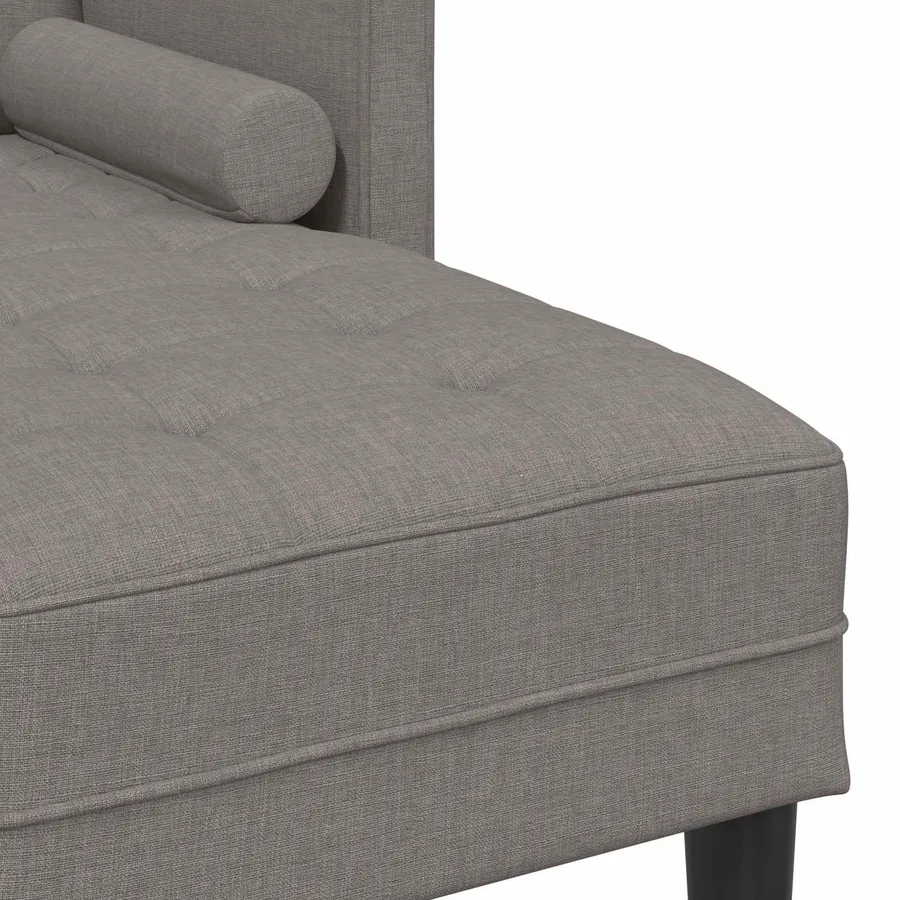 Ensemble de Canapés avec coussin 2 pcs Taupe Polyester - 13