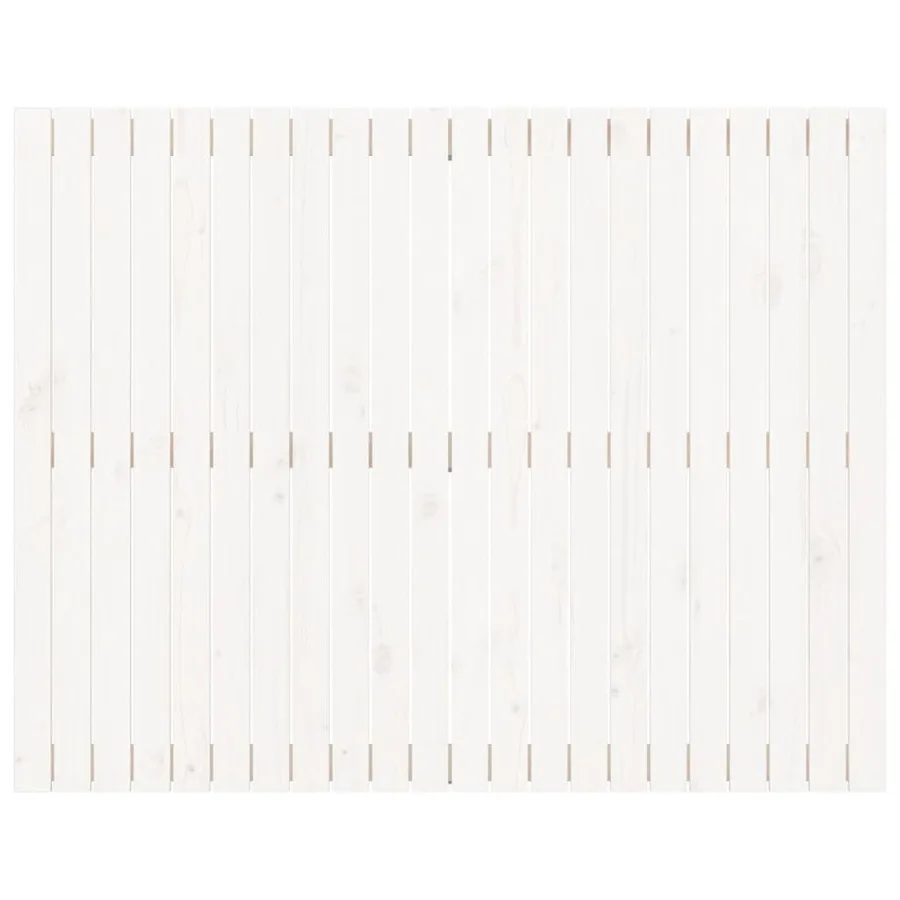Tête de lit murale Blanc 140x3x110 cm Bois massif de pin - 4