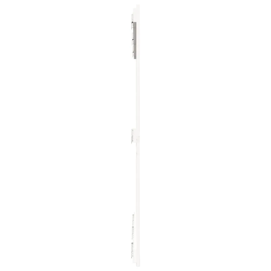 Tête de lit murale Blanc 140x3x110 cm Bois massif de pin - 5