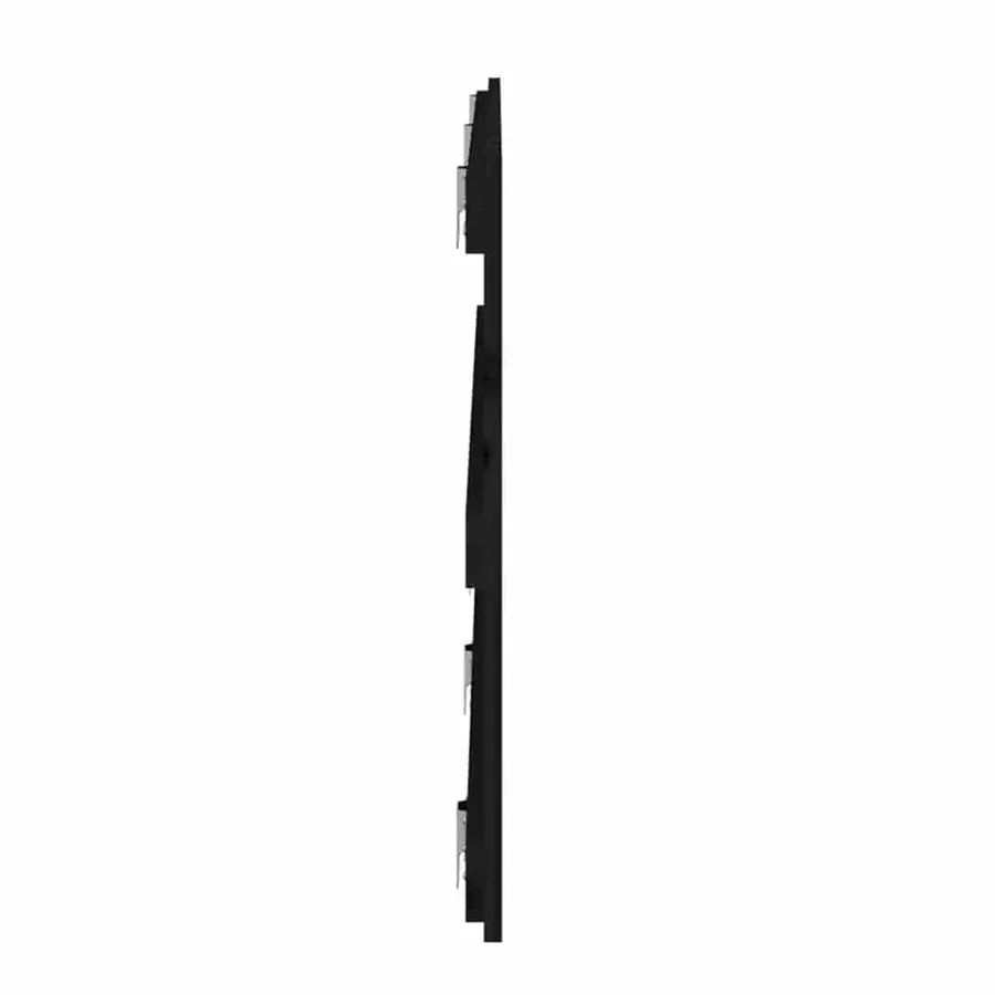 Tête de lit murale Noir 185x3x60 cm Bois massif de pin - 5