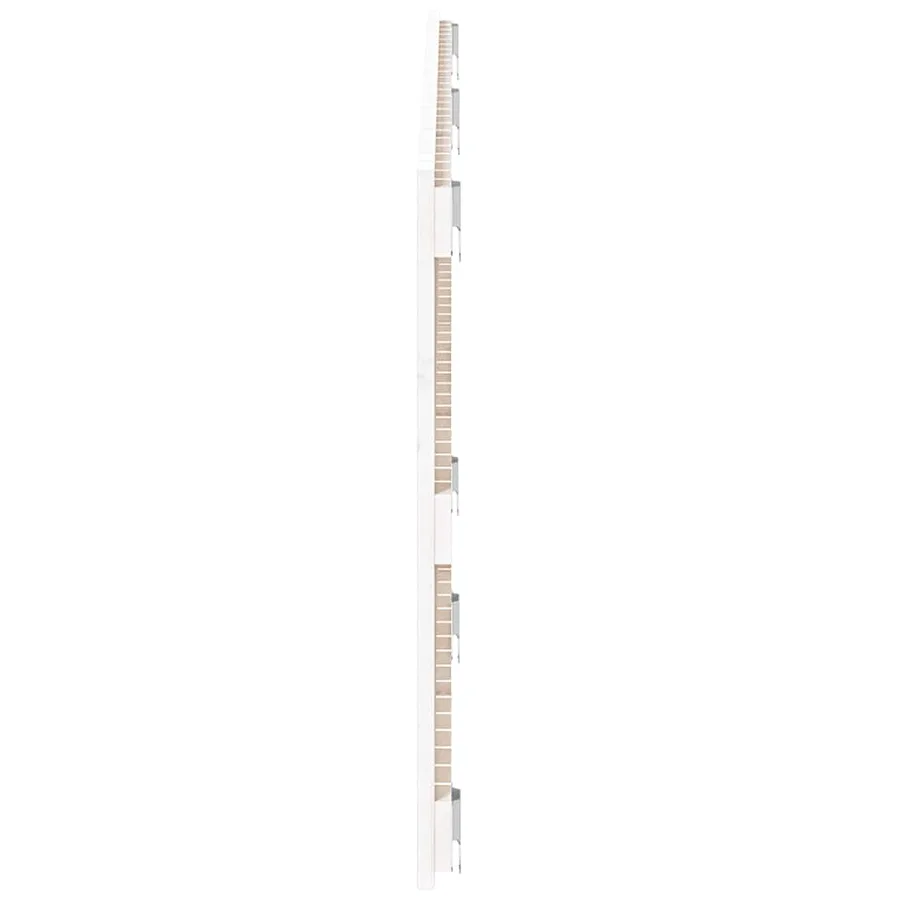 Tête de lit murale Blanc 166x3x60 cm Bois massif de pin - 5