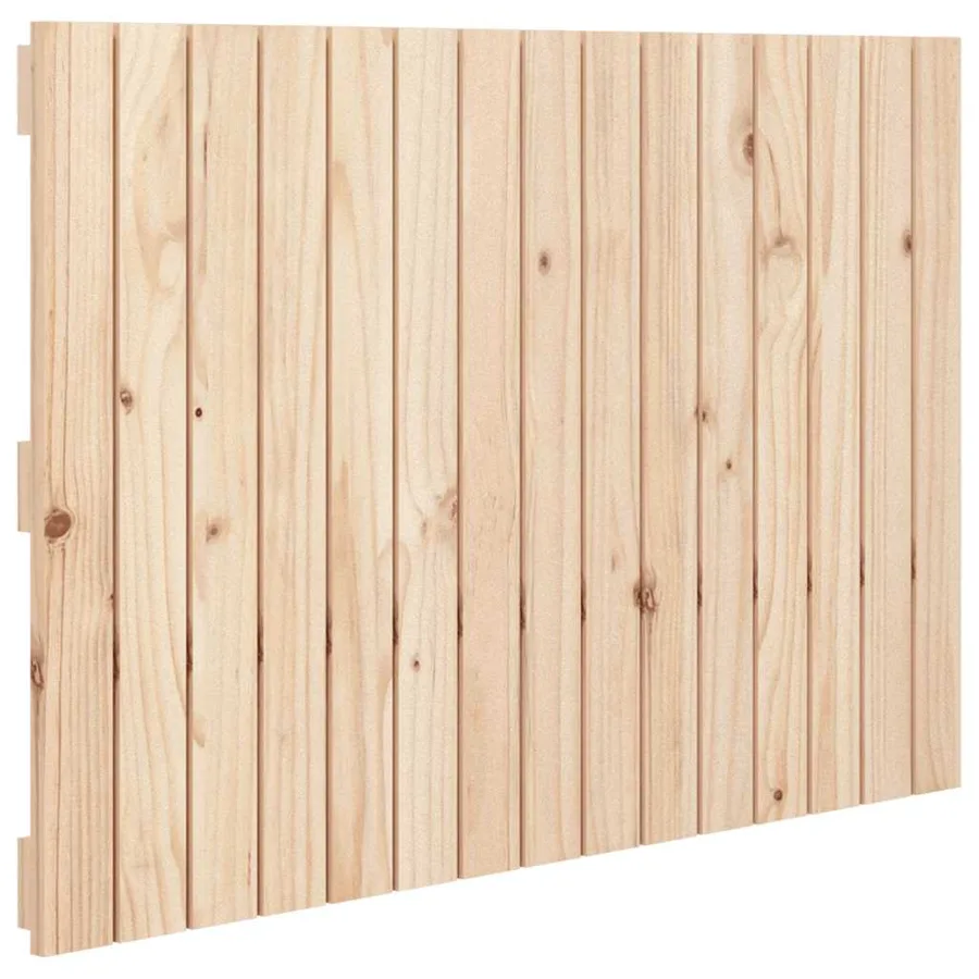 Tête de lit murale 95,5x3x60 cm Bois massif de pin - 2