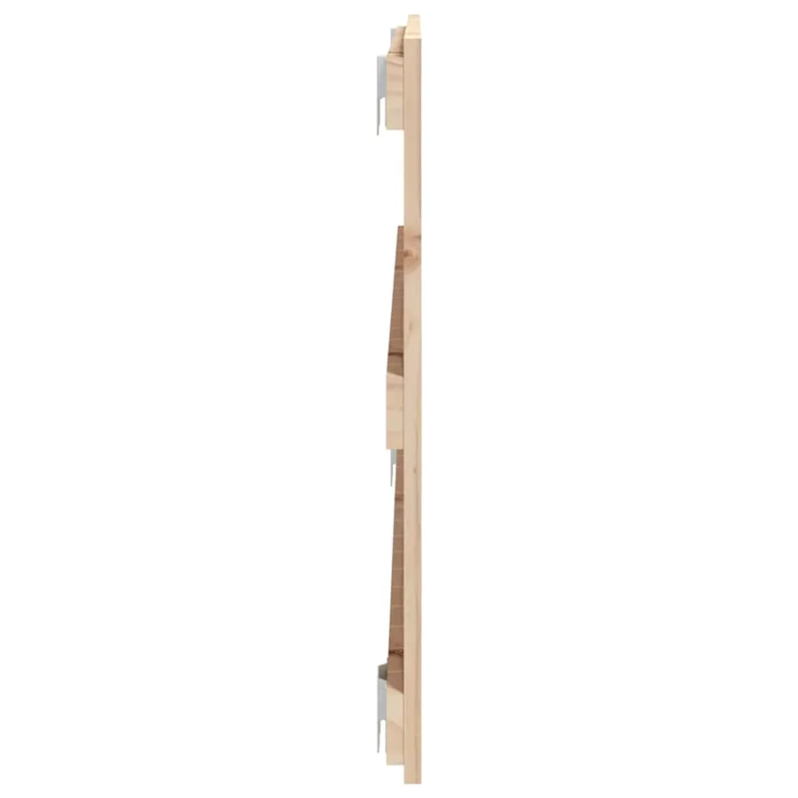 Tête de lit murale 95,5x3x60 cm Bois massif de pin - 5