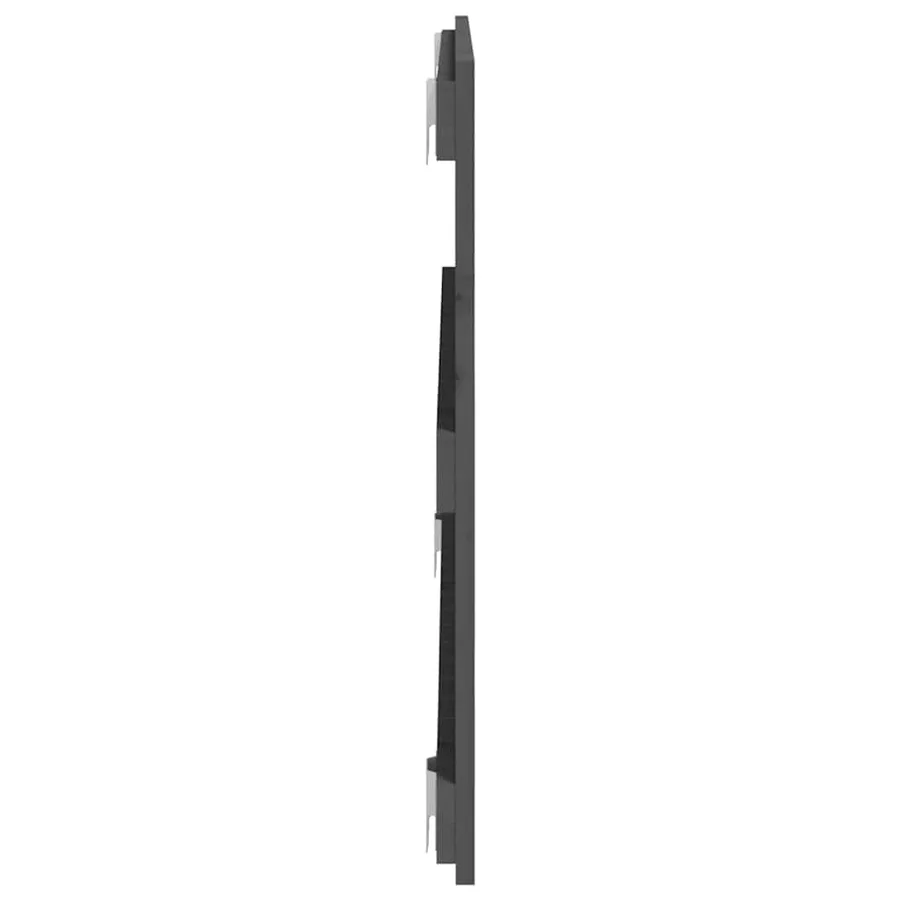 Tête de lit murale Gris 108x3x60 cm Bois massif de pin - 5