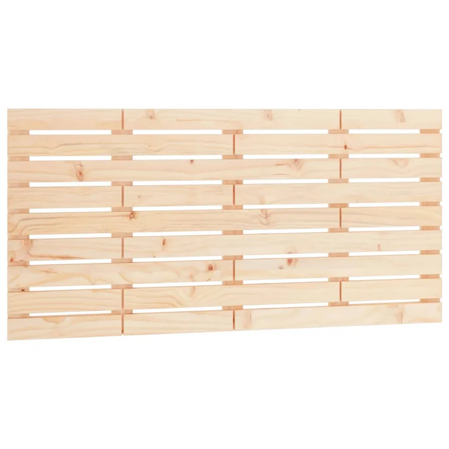 Tête de lit murale 126x3x63 cm Bois massif de pin - 2