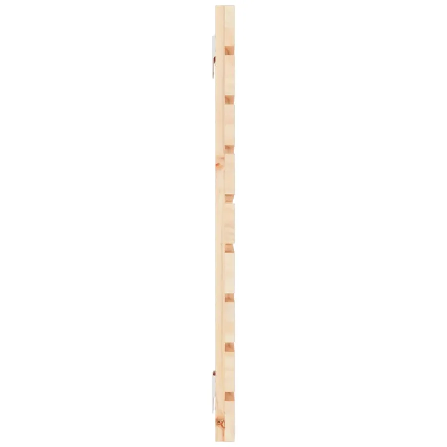 Tête de lit murale 126x3x63 cm Bois massif de pin - 5