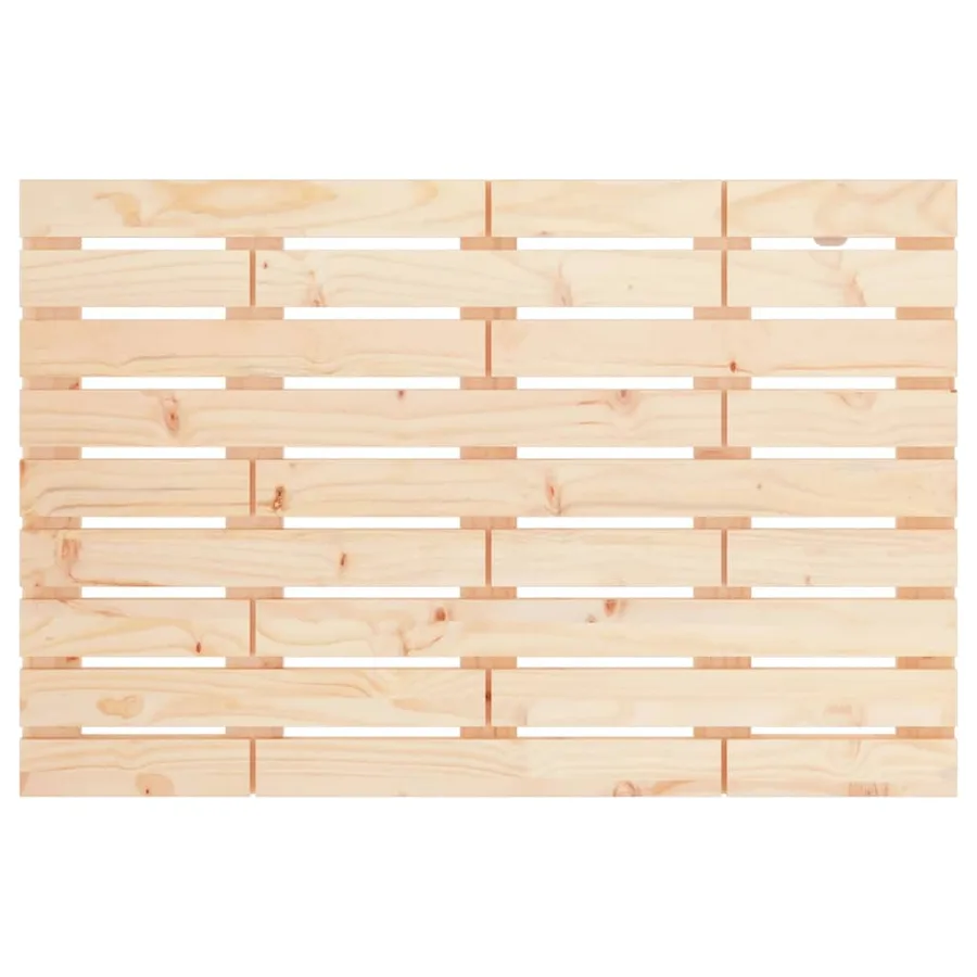 Tête de lit murale 96x3x63 cm Bois massif de pin - 4