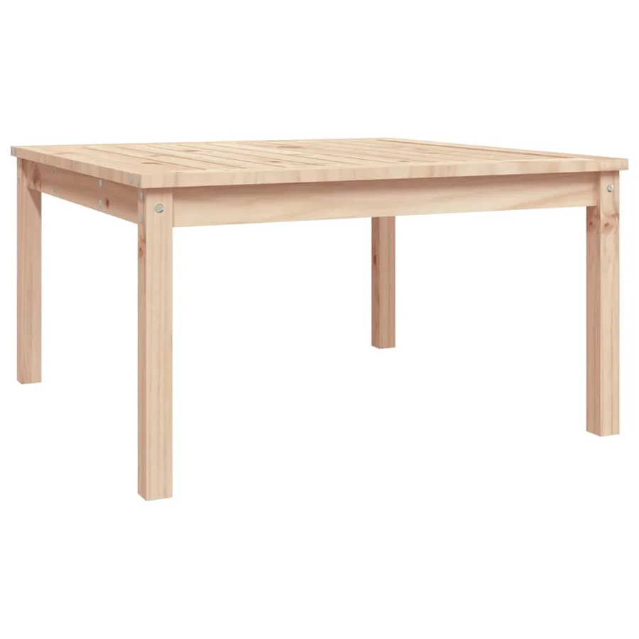 Table de jardin 82,5x82,5x45 cm bois massif de pin - 2