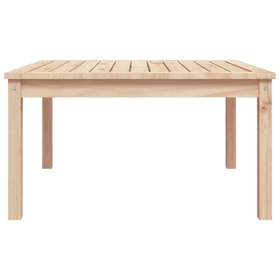 Table de jardin 82,5x82,5x45 cm bois massif de pin - 5