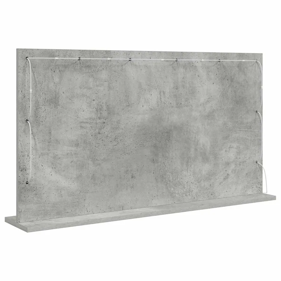 Miroir de vanité Rectangulaire Gris béton 100 x 55 x 18 cm - 6