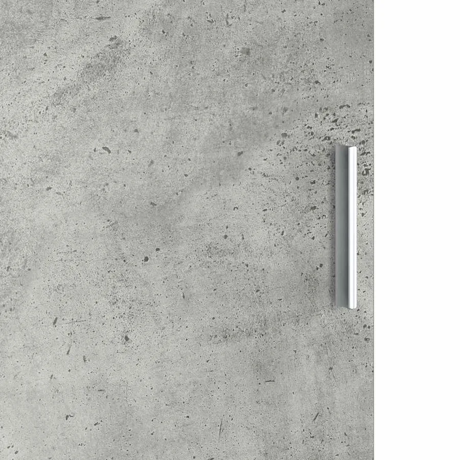 Haut Armoire Gris béton 31.5 x 32 x 122.5 cm - 9
