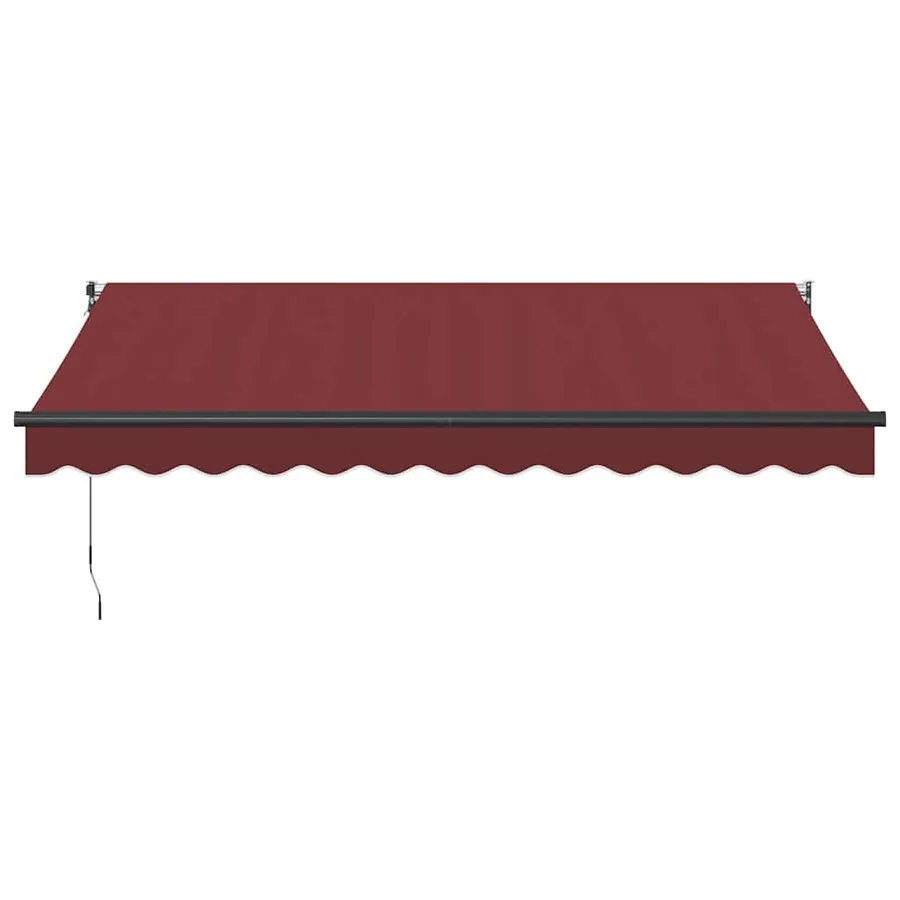 Auvent rétractable automatique bordeaux 350x250 cm - 3