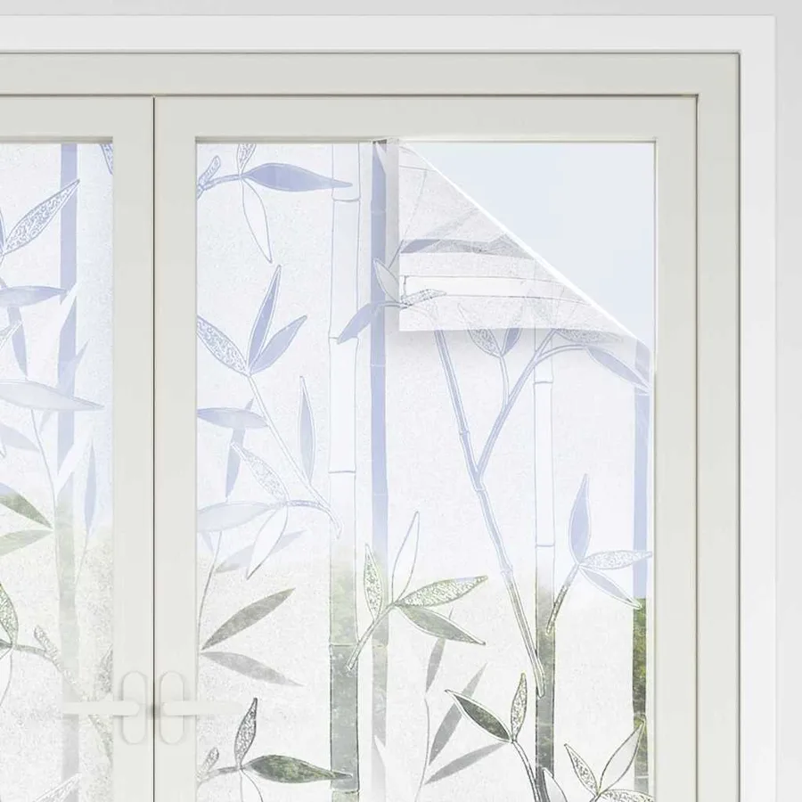 Film de fenêtre statique Motif bambou 60 x 500 cm PVC - 3