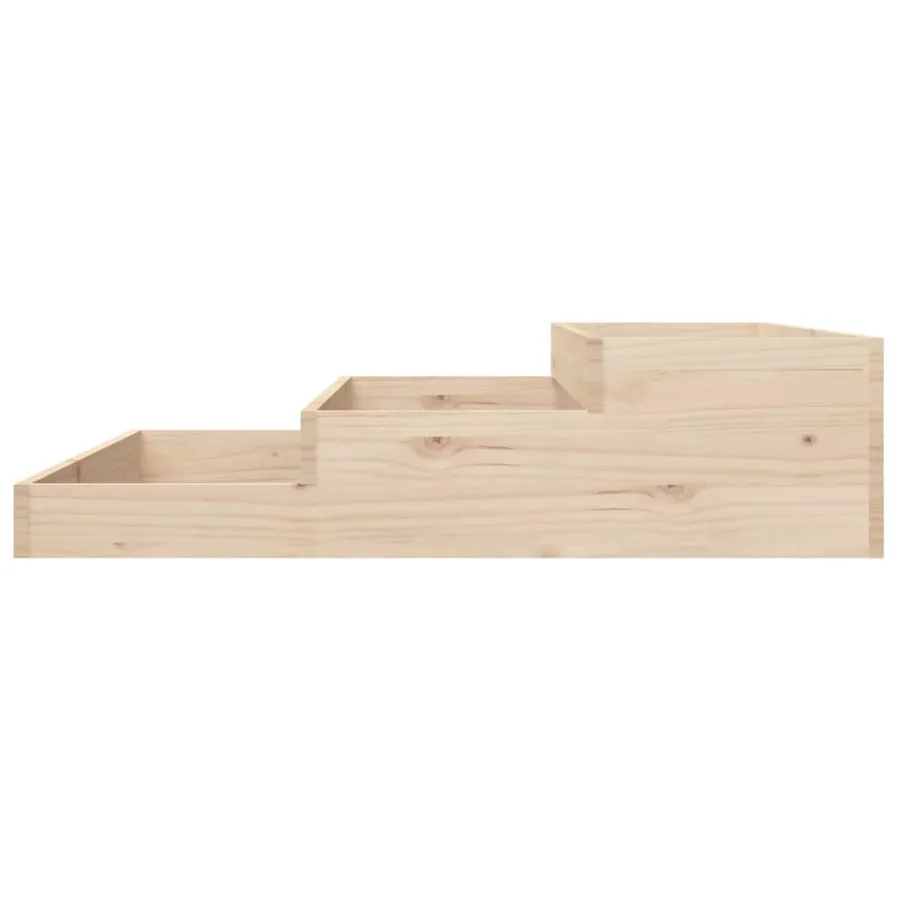 Jardinière 107x107x27 cm Bois massif de pin - 5