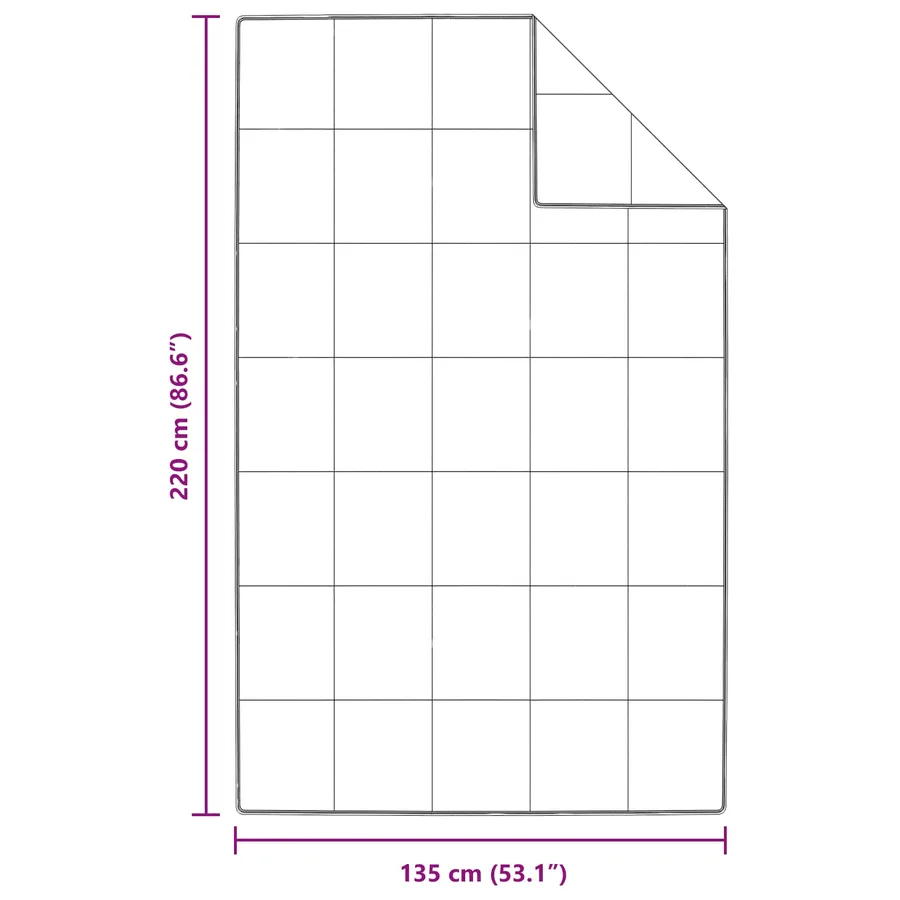 Duvet d'été simple avec oreiller 2 pcs Blanc Plume de canard - 8