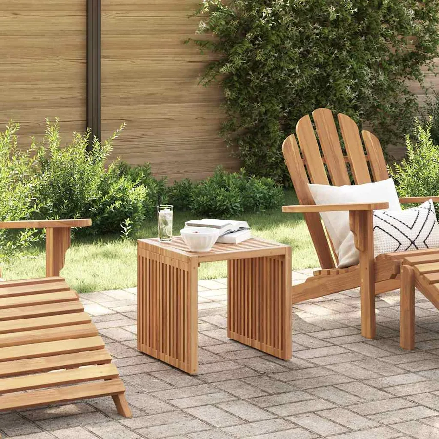 Table d'appoint de jardin Marron 45 x 45,5 x 45,5 cm