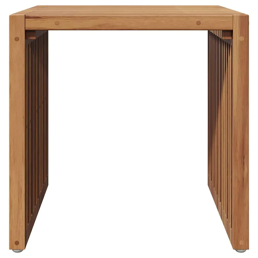 Table d'appoint de jardin Marron 45 x 45,5 x 45,5 cm - 5