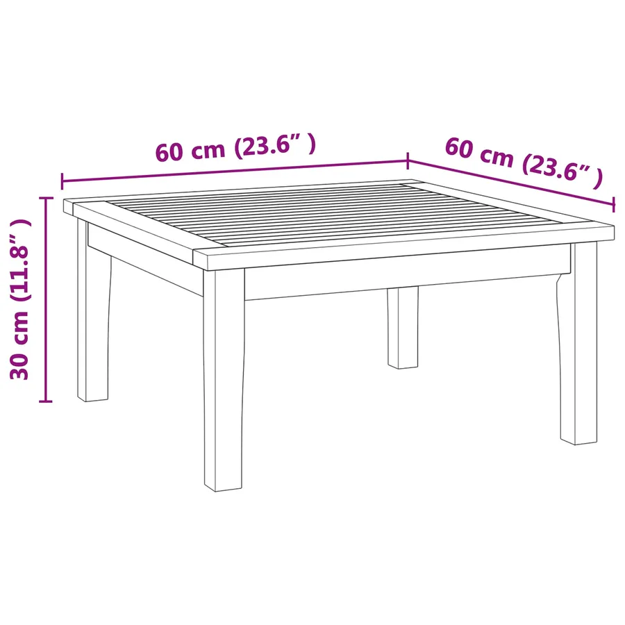 Ensemble banc et table de jardin 2 pcs Gris et marron - 14