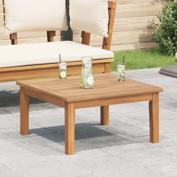 Table de Jardin Marron Bois de teck massif