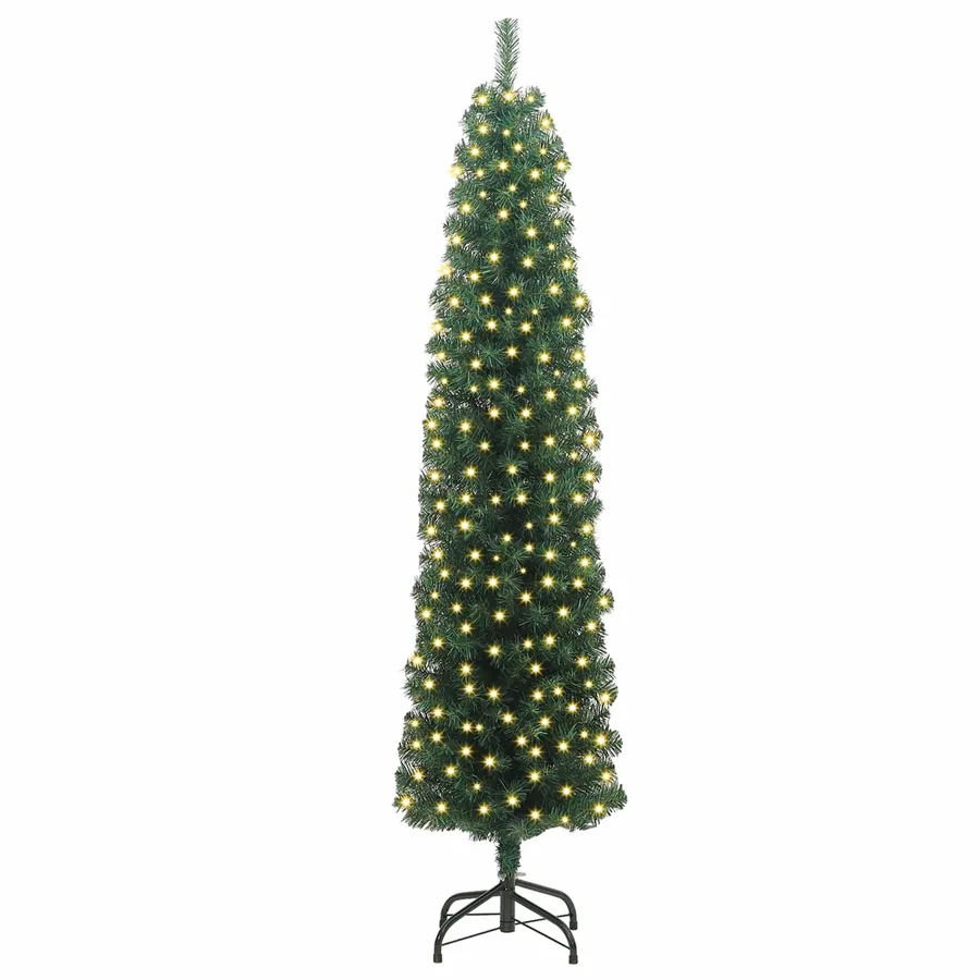 Sapin de Noël artificiel Vert 180 cm PVC et acier et plastique - 3