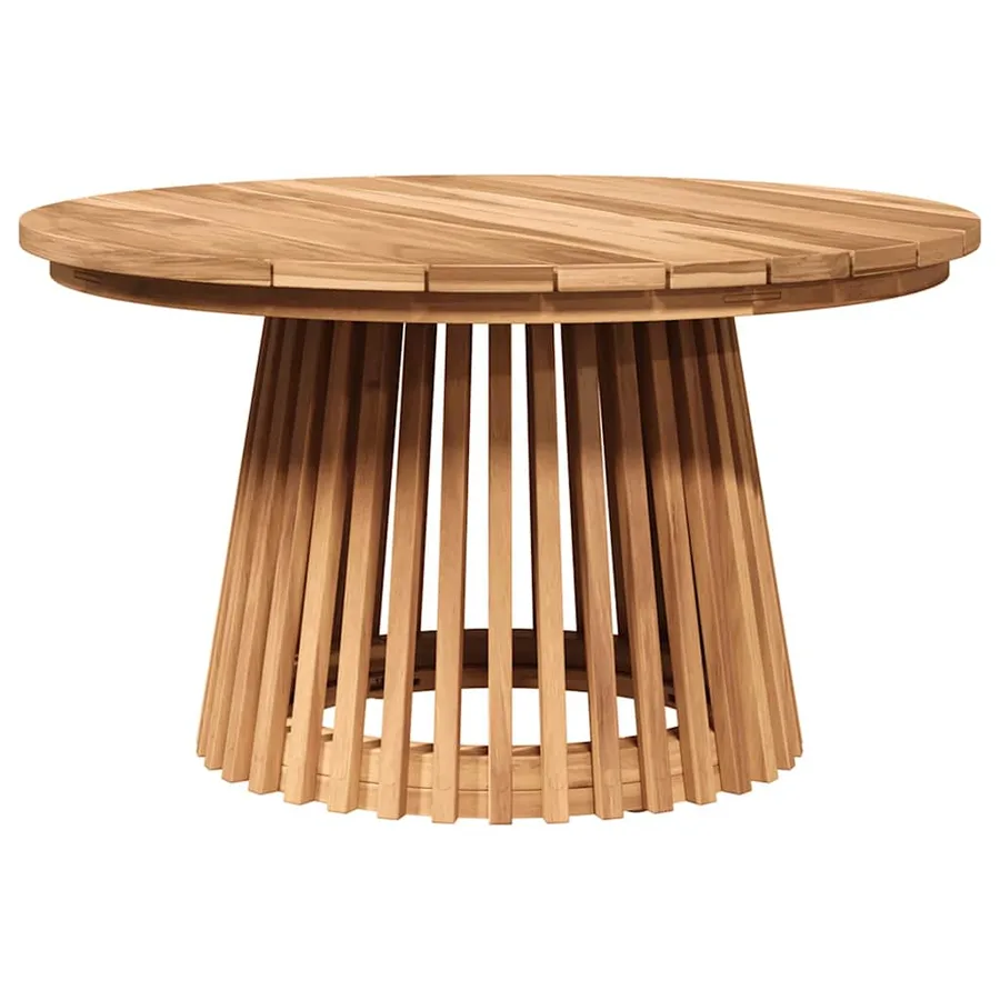 Table d'appoint Marron 70 x 70 x 40 cm Bois de teck massif - 2