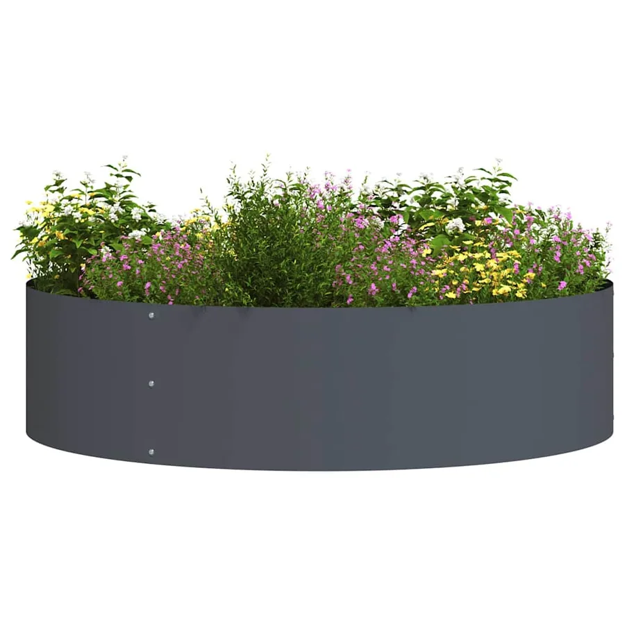 Anneau de jardinière Anthracite 80 x 80 x 20 cm - 3