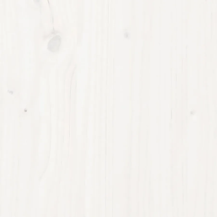Composteur Blanc 82,5x82,5x99,5 cm Bois massif de pin - 9