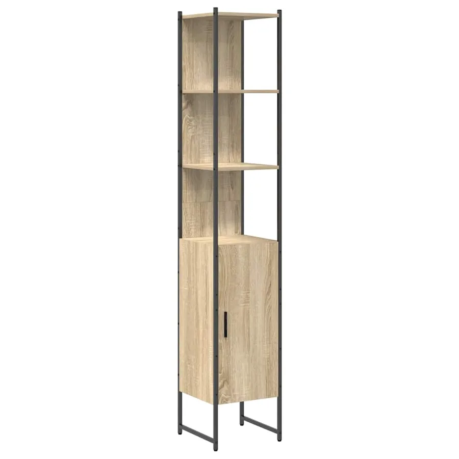 Ensemble de mobilier de salle de bain 4 pcs Chêne Sonoma - 7