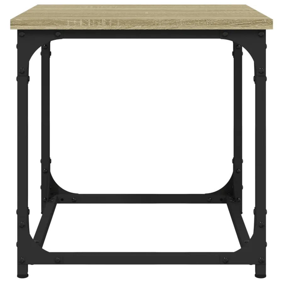 Table d'appoint Chêne sonoma 40x40x40 cm Bois d'ingénierie - 5