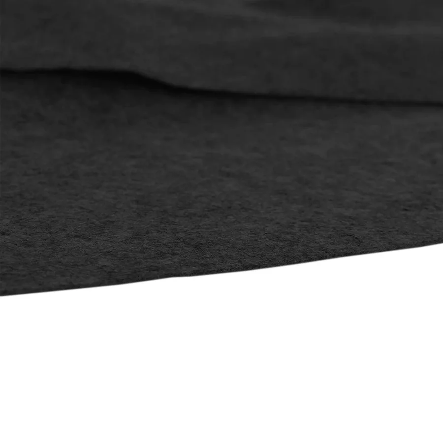 Tapis de piscine Noir Ø 244 cm Tissu non tissé - 7