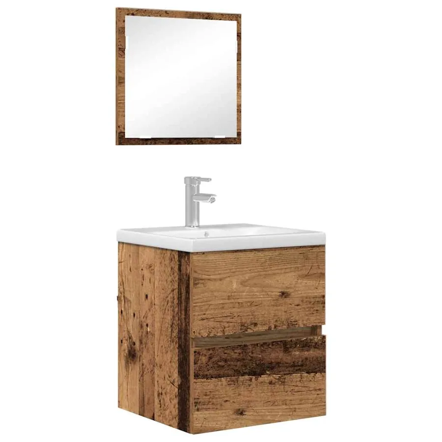 Cabinet de salle de bain Bois Ancien 41 x 38,5 x 45 cm - 3