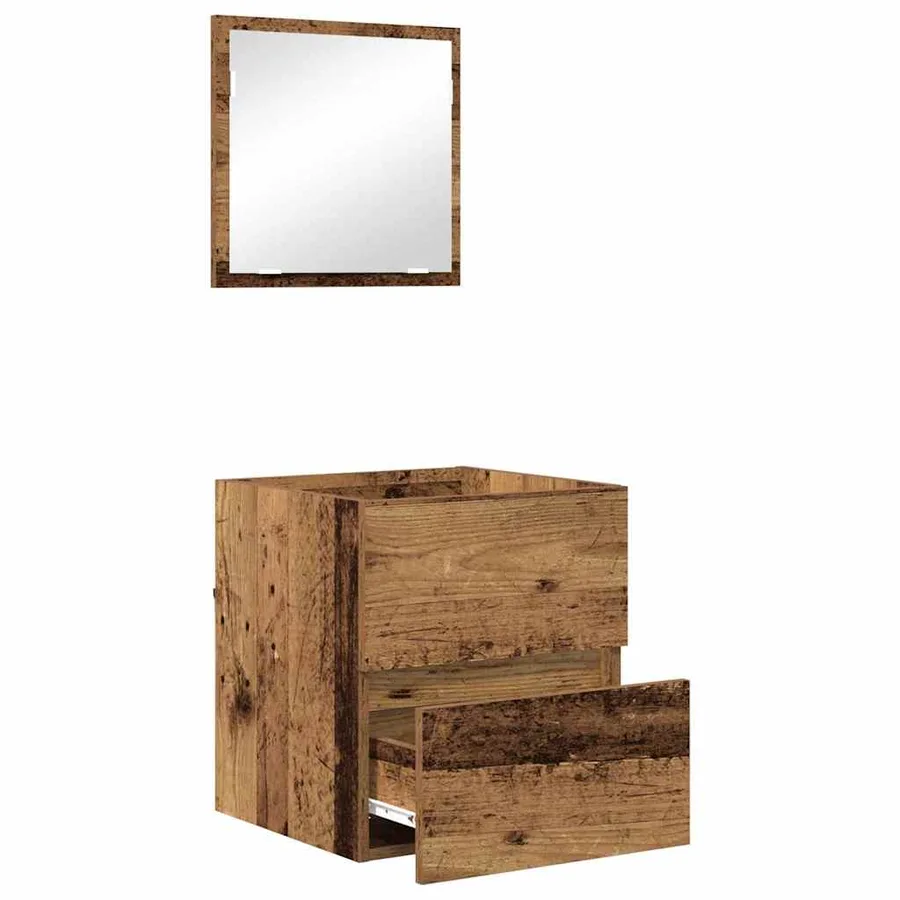 Cabinet de salle de bain Bois Ancien 41 x 38,5 x 45 cm - 5