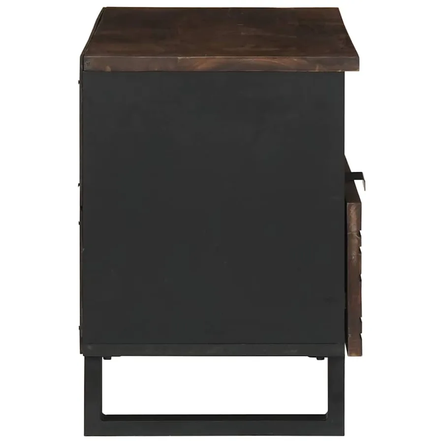 Unites TV avec tiroir Noyer 80 x 33 x 46 cm Bois d'ingénierie - 4