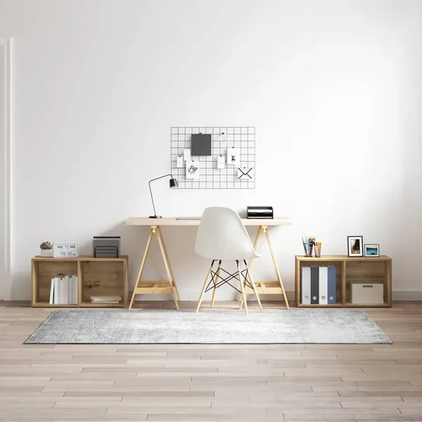 Ensemble meuble TV 2 pcs Chêne artisanal Bois d'ingénierie