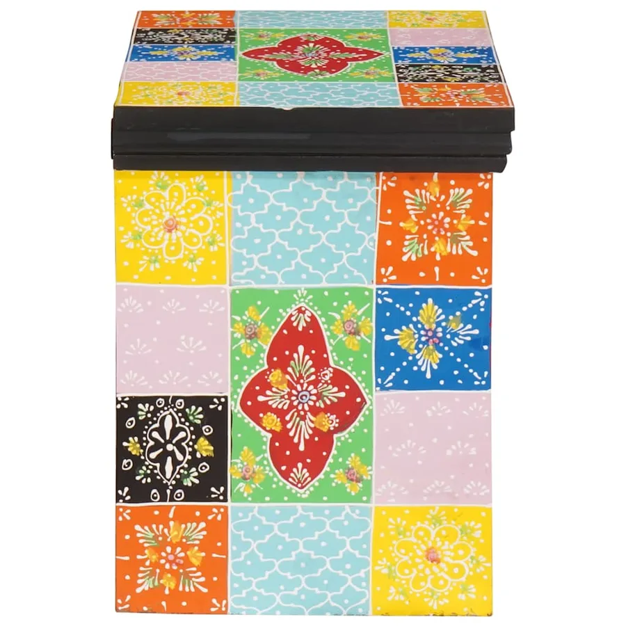 Cabinet de chevet avec tiroir 2 pcs Multicolore 40 x 30 x 40 cm - 4
